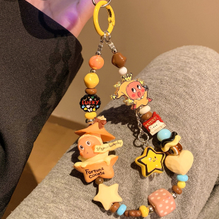 ins风可爱手机链挂手腕挂绳挂件挂饰女生好看钥匙扣2026新款 学生