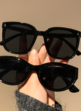 防晒猫眼大框墨镜女士2026新款