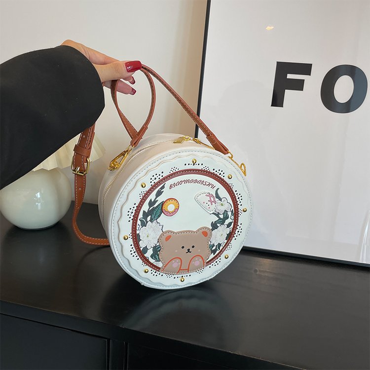 原创小众设计可爱小圆包学生党