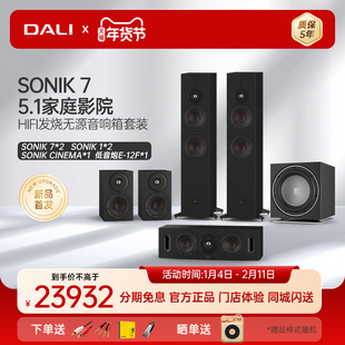 DALI/达尼SONIK7 声刻5.1家庭影院音响套装家用电视音响客厅环绕