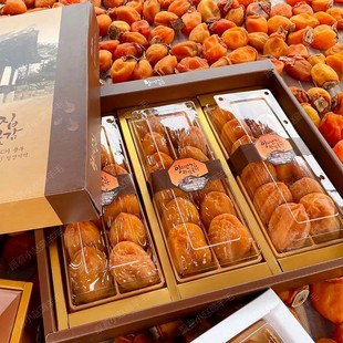 柿耕隐士村柿饼流心冰柿网红柿子半干美柿新鲜水果顺丰包邮