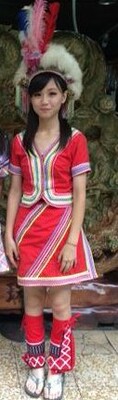 夏季台湾原住民高山族成人女装