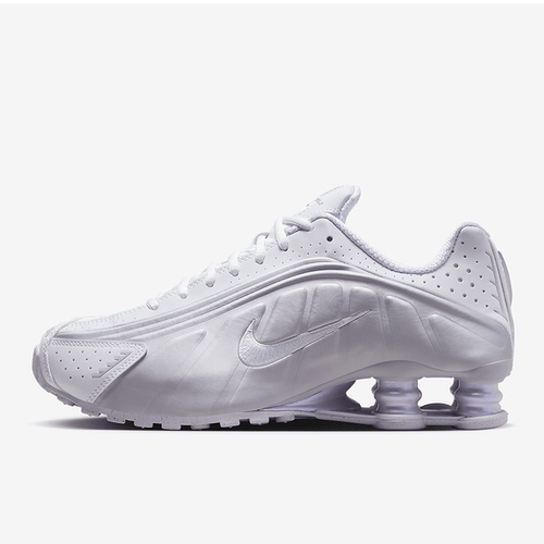 NIKE/耐克女鞋Shox R4新款缓震气柱透气运动休闲跑步鞋HF5076-100
