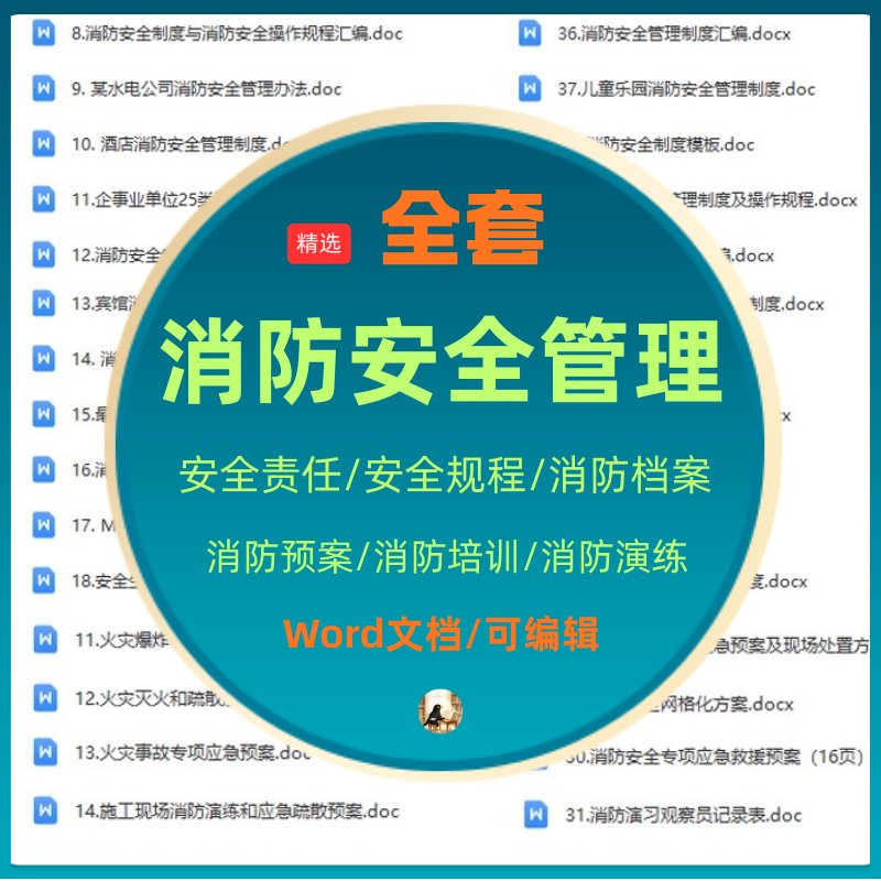 2025年消防安全管理制度电子台账操作规程应急预案演练模板