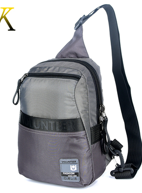 25新款正品户外运动斜挎胸前包男轻便耐磨防水牛津帆布小包斜肩背