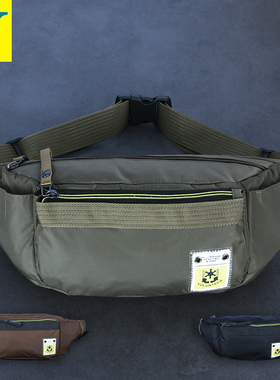 香港潮牌多功能腰包男户外大容量运动小包背包女防水路亚旅行胸包