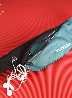 香港原创超薄腰包运动跑步隐形贴身防水牛津松紧弹性带男女手机包