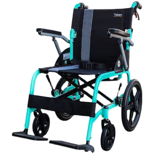 泰康阳光手动轮椅铝合金老人折叠轻便旅行便携超轻老年手推代步车