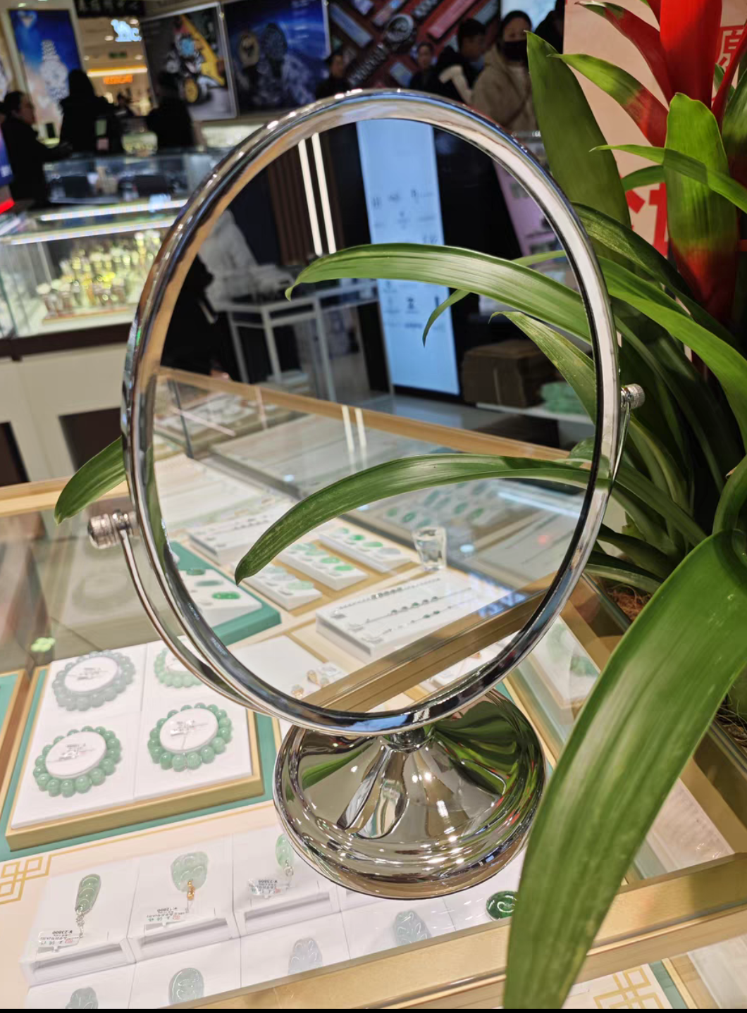柜台专用镜子首饰台式双面镜眼镜销售看货镜化妆台全金属镜,家庭/个人清洁工具,柜镜/梳妆镜,淘宝优惠券,粉丝福利购,淘宝优惠卷