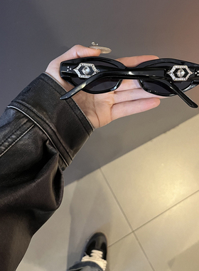 2025韩镶钻猫眼太阳镜