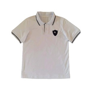 北京白家庄小学校服同款白色polo衫小学中学校服同款来图定制