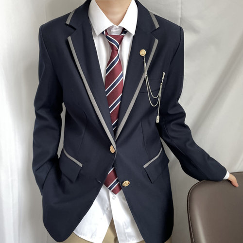 校园学院风春秋西服西装DK制服