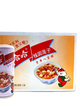 娃哈哈360g小吃12瓶多省桂圆莲子