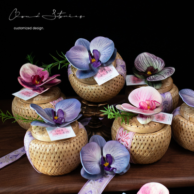 新中式蝴蝶兰糖盒结婚装饰