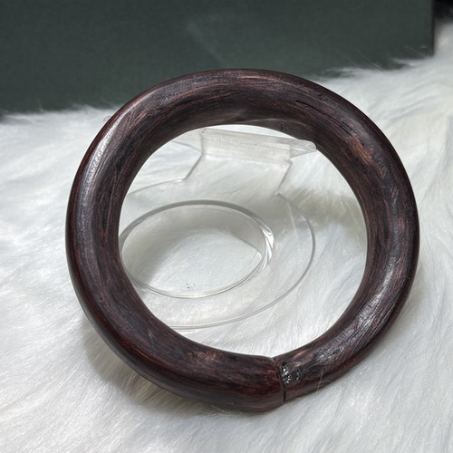 收藏级海南降真香十亩香手镯紫油70圈口满油高品质木制品