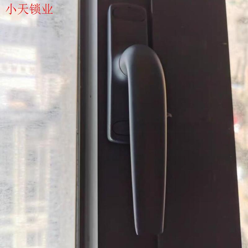 80铝合金铝合金平开窗拉手把手拔叉上悬老式执手传动断桥外推窗.