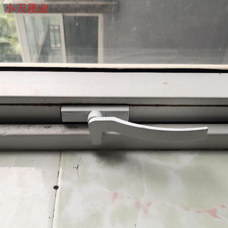 老式塑钢门窗执手内外平开窗把手别卡锁上悬窗拉手锁推拉窗户锁.