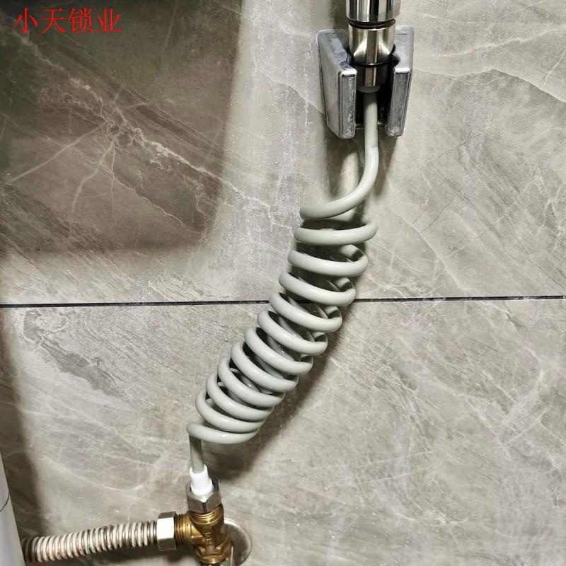 马桶弹簧水管喷枪水龙头高压水枪防爆弹力管加粗加长电话线花洒.
