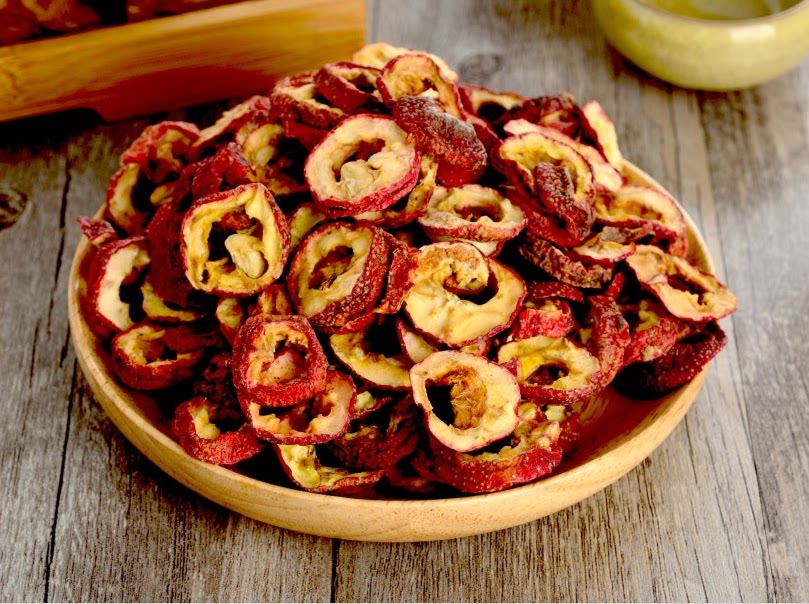 山楂干新鲜泡茶片特级零食无核中心圈花茶陈皮玫瑰泡水