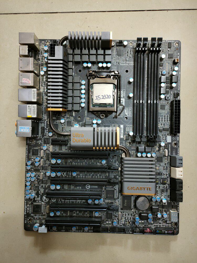 Gigabyte/技嘉GA-Z68X-UD7-B3台式机ddr3主板24相供电1155针超频