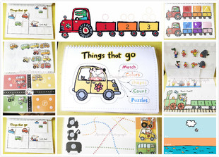 Maisy小鼠波波交通大合集英文绘本周边拓展低幼早教互动安静书