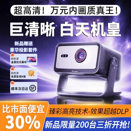 【政府补贴】4K高亮白天可用投影