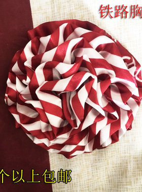 中国铁路胸花上海玫瑰花胸针嘉宾奢华高铁商务会议发头饰花朵布艺