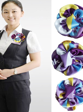 辽宁省光大银行胸花头花配饰职业装饰品中国光大银行分行支行发饰