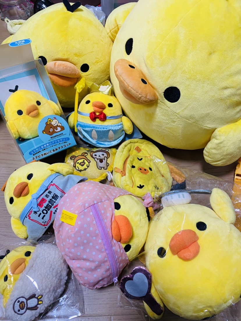 海淘san-x轻松熊背包小书包 鼻孔鸡 洗澡挂件  M L号国王皇冠小鸡