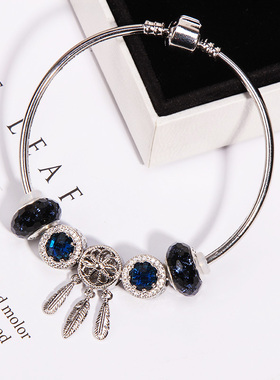 小众捕梦网海洋之心礼品姐妹手环