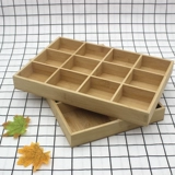 Бамбуковая и деревянная тарелка творческий горячий горшок ресторан Dugeon Special Sware Sware с овощным блюдом с твердым деревом на краске бамбуко