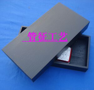 惊喜价！大号上漆黑色木盒定做包装盒茶叶盒收纳盒礼品盒收纳箱