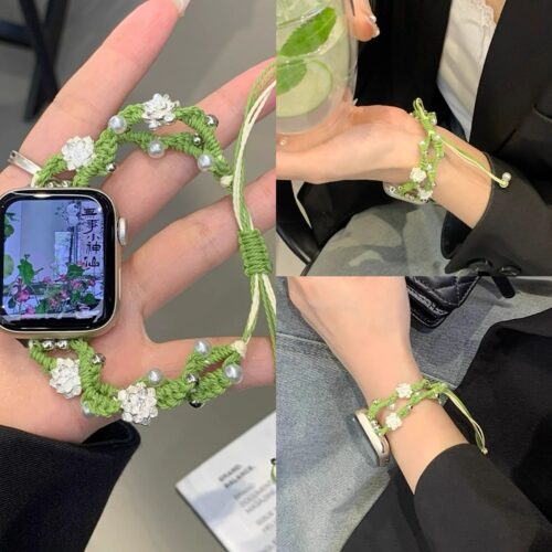 iwatch9表带苹果手表夏季莲花