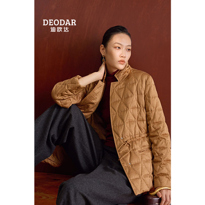 迪欧达鹅绒服女短款2025冬季新款韩版休闲宽松90白鹅绒羽绒服外套