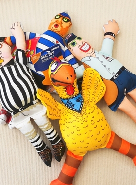 美国fatcat 宠物耐咬发声玩具大号动物系列人物系列发泄陪伴玩具