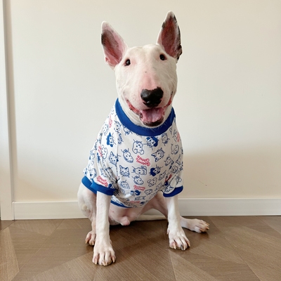 原田治印花T恤莱卡棉中大型犬T恤