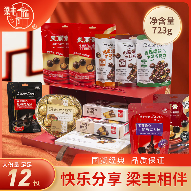 梁丰年货节新年零食礼盒图片