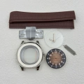 Silver Shell + Coffee Tape + Black Coffee Nails + Needle