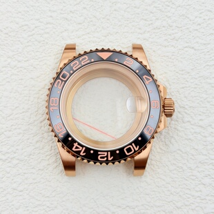 NH35格林表壳精钢GMT外壳蓝宝石玻璃适装NH34/36机芯手表改装配件