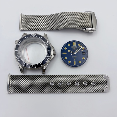 41MM海马300精钢表壳网带表盘针