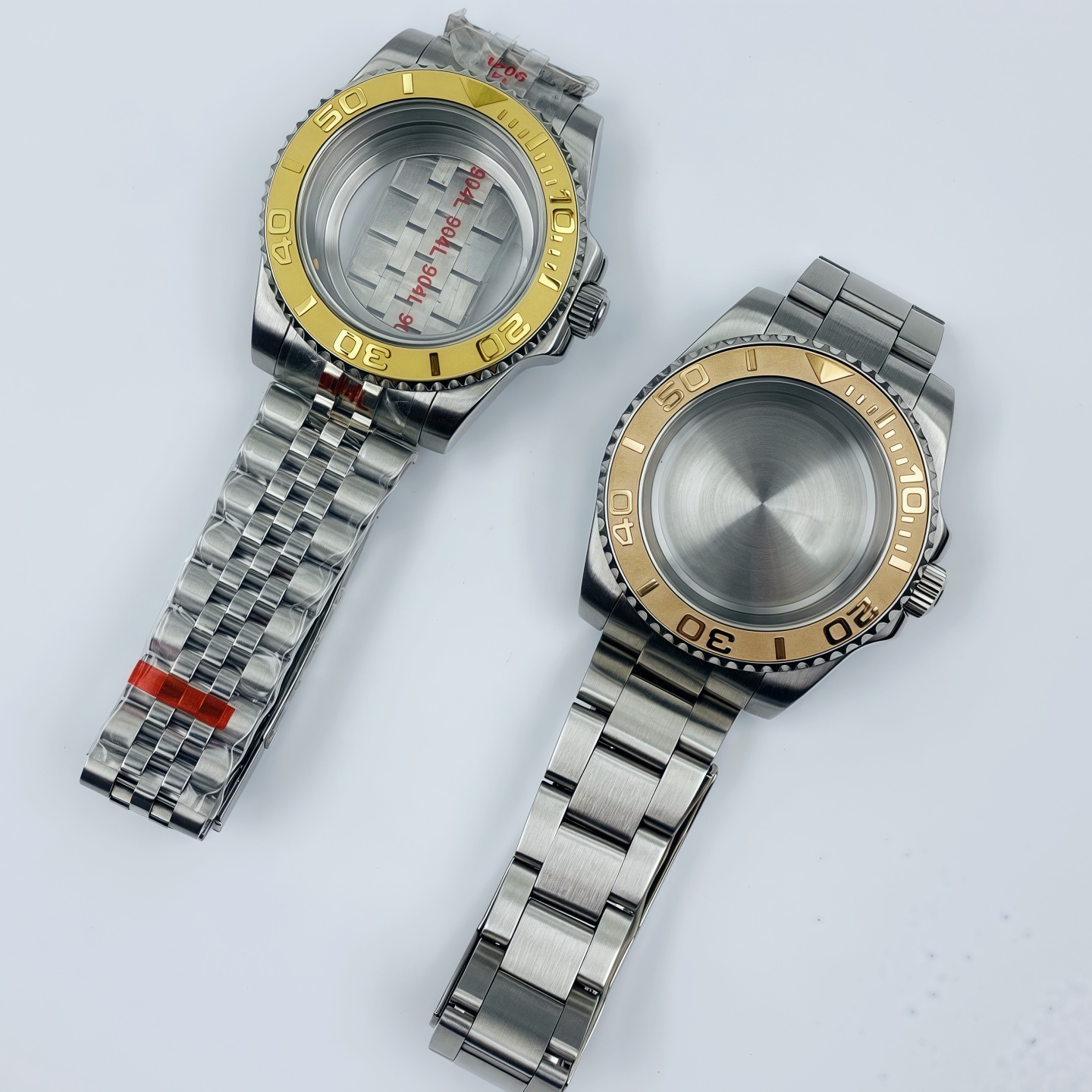 40MM精钢平面表壳可微调表带圈套