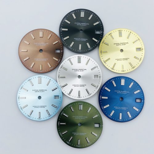 新款28.5MM日志表盘太阳纹绿夜光