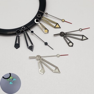 手表改装配件 海马300表针强夜光指针适用NH35/NH36机芯 精工表针