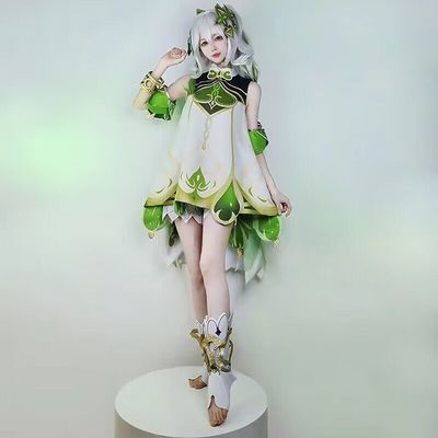 原神小吉祥草神cos服须纳西妲成人儿童女游戏服套装暗纹双层面料