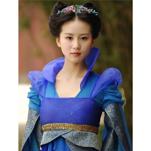 龙葵唐装汉服女超仙刘诗诗同款仙剑奇侠3古装广袖流仙裙演出服cos