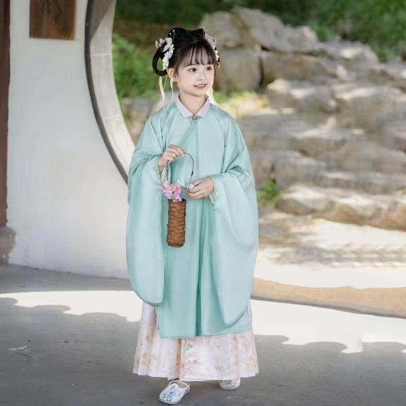 女童汉服明制套装儿童汉服中国风古装超仙马面裙唐装秋冬中大童女,童装/婴儿装/亲子装,汉服,淘宝优惠券,粉丝福利购,淘宝优惠卷