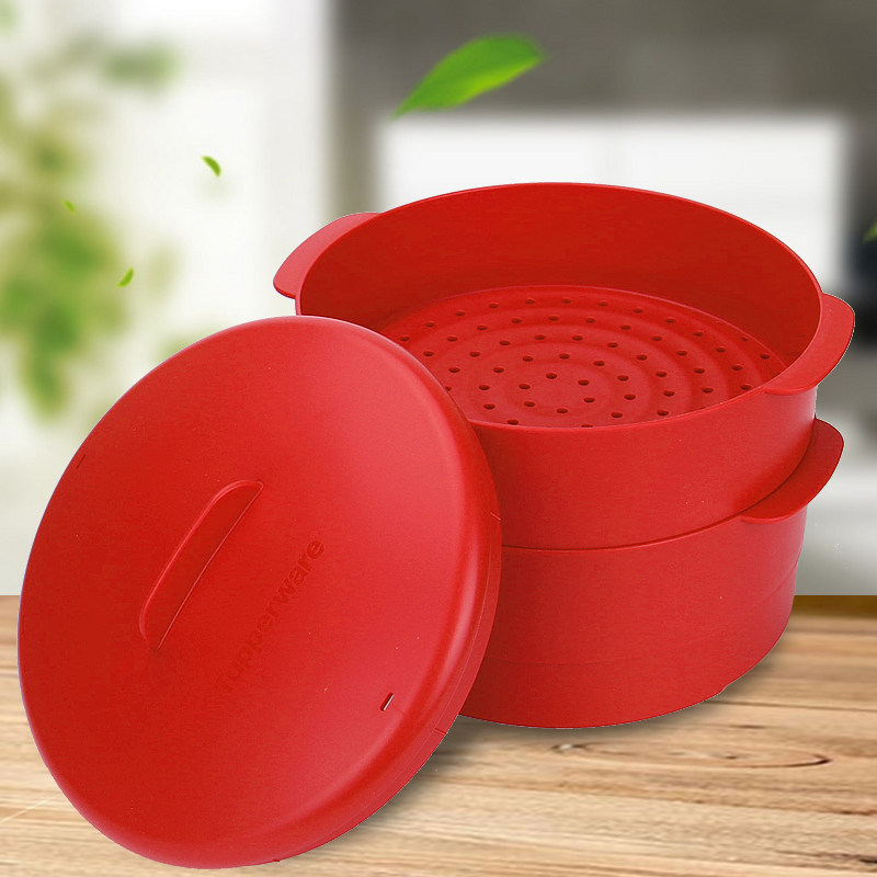 包邮 特百惠正品 双层蒸霸/安全蒸屉/蒸笼蒸格