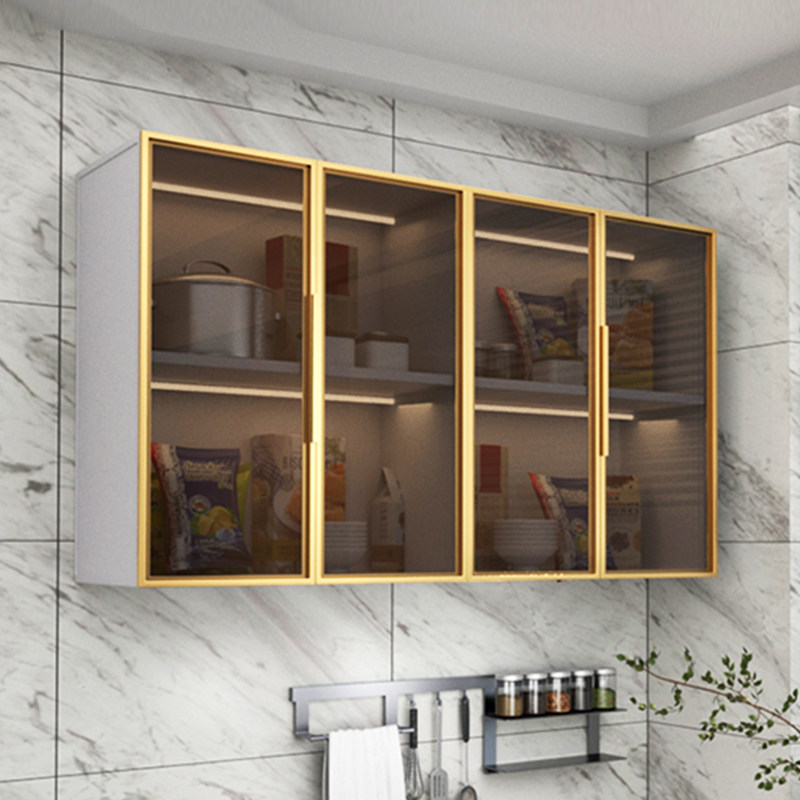 铝合金厨房吊柜墙壁柜壁挂式墙柜浴室马桶柜阳台卧室收纳储物柜