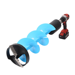 大有锂电钻冰钻电动冰钓尼龙钻冬钓电冰钻破冰神器打眼定位仪浮水