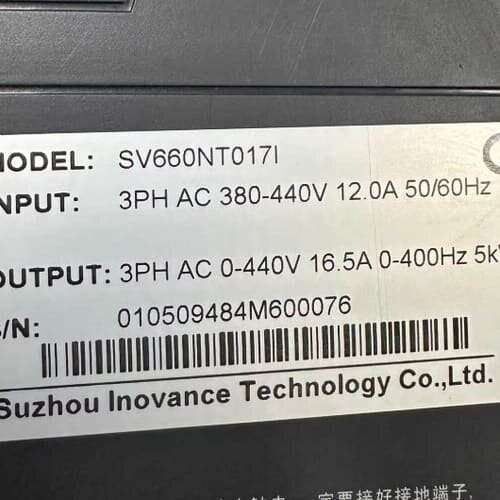 汇川伺服驱动器SV630NS7R61 SV660CS2R8I/PS5R5I/PS2R81/NT017I